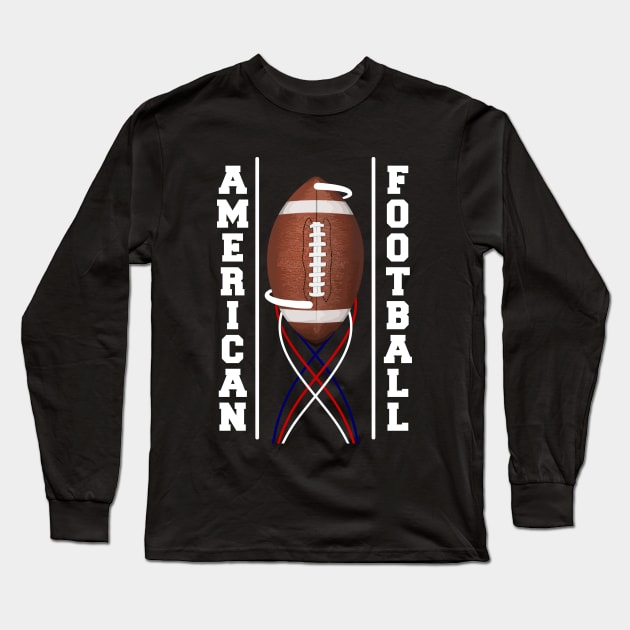 American Football Long Sleeve T-Shirt by sportisart10
